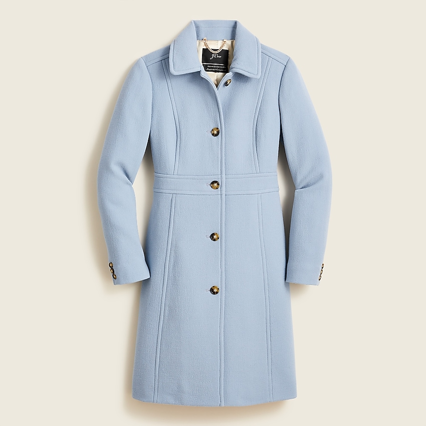 Classic lady day coat in Italian double-cloth wool with Thinsulate