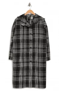 Caviar Plaid Hooded Coat Winter Styling Tips Go-To Winter Coats