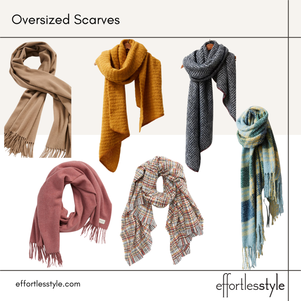 Winter Styling Tips How to Wear Oversized Scarves Chunky Blanket Scarf