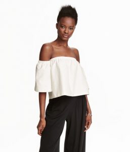 2016 summer trends from a nashville wardrobe stylist H&M off the shoulder top
