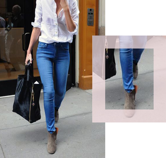 How to Wear Booties with Jeans