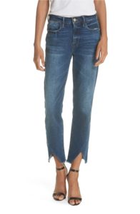 Stylist Pick of the Week FRAME Le High Straight Asymmetrical Hem Jeans