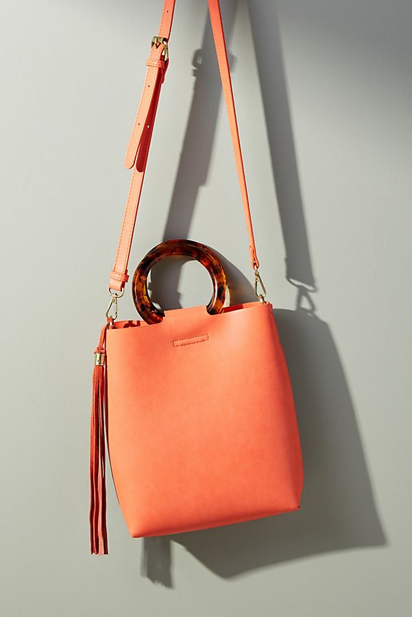 Summer Bags Anthropologie Lucite-Handled Tote Bag