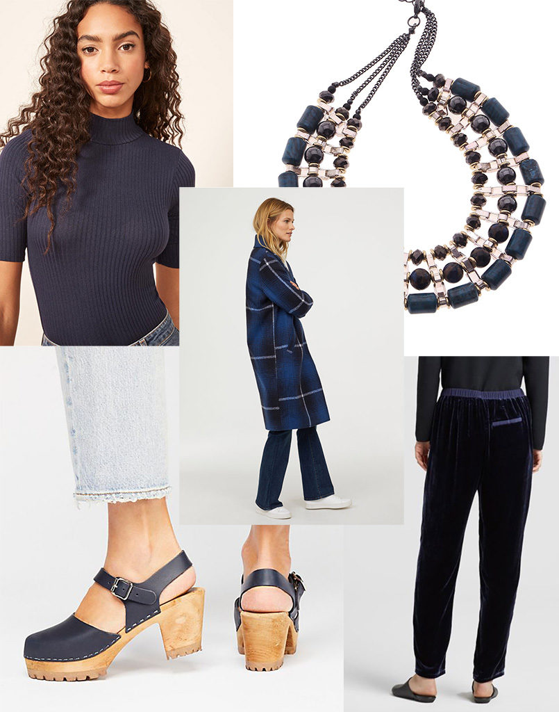 One for All: Monochromatic Dressing for Fall and Winter Navy