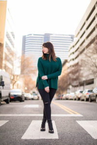 Winter "Go-To" Look Jeans and Sweaters