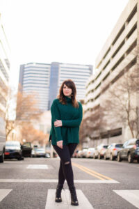 Fall Winter Jeans and Sweater Outfit