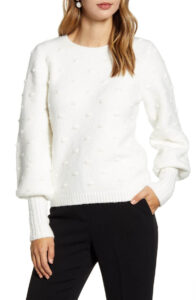 Winter Sale Rachell Parcell Bobble Stitch Sweater