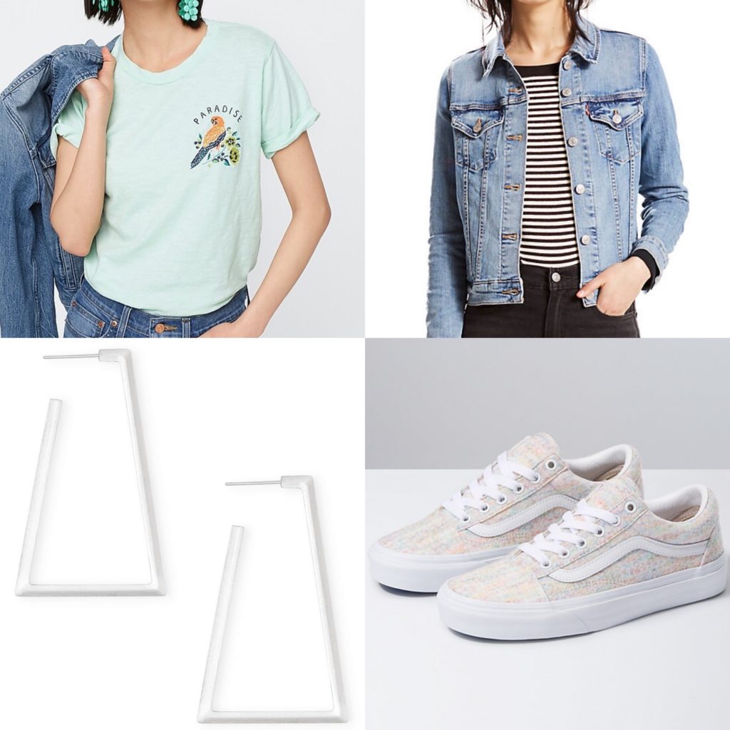Casual Graphic Tee Look for Spring