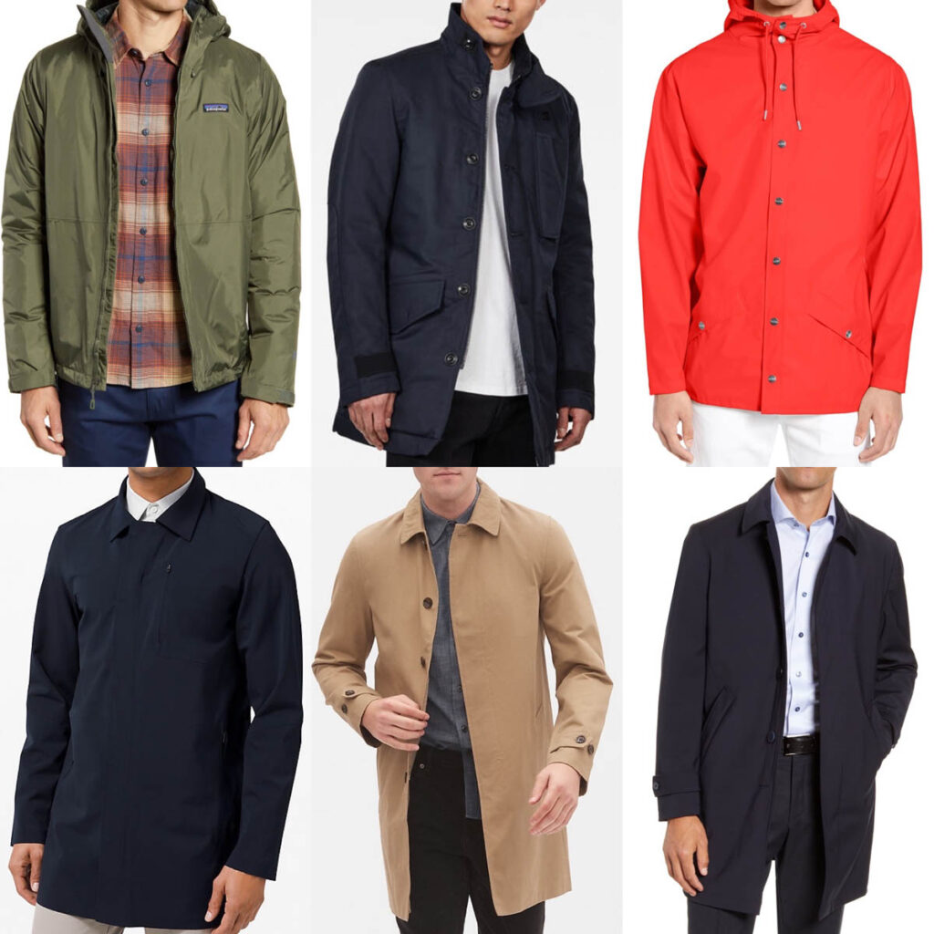 Men's Fashion Men's Raincoats and Rain Jackets