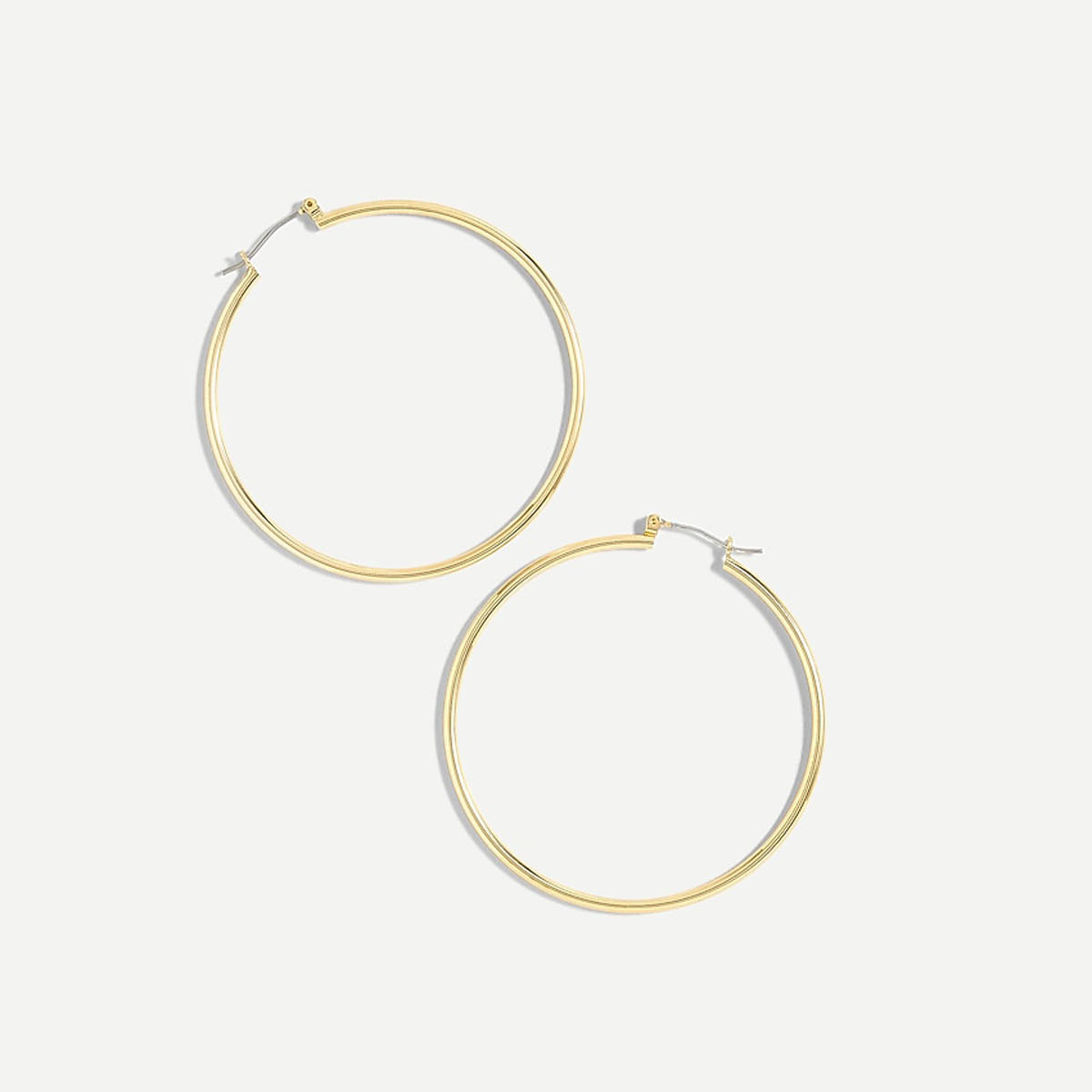 Accessory Staples Antique Gold Hoop Earrings