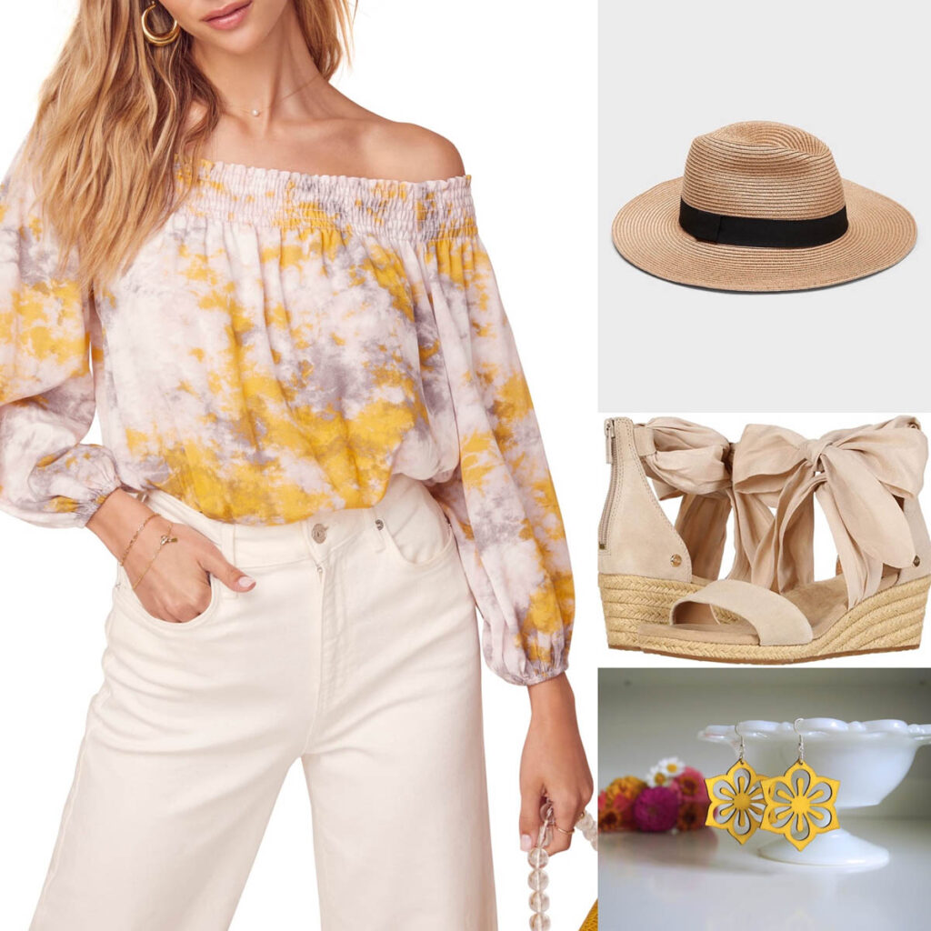 Styling a Fedora with White Jeans