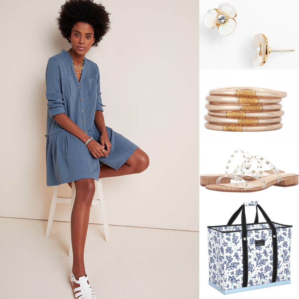 Memorial Day Weekend Outfits Tunic Dress for the Casual Pool Gathering