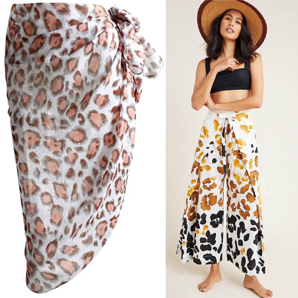 Sarong and Flowy Pant Beach Cover-ups