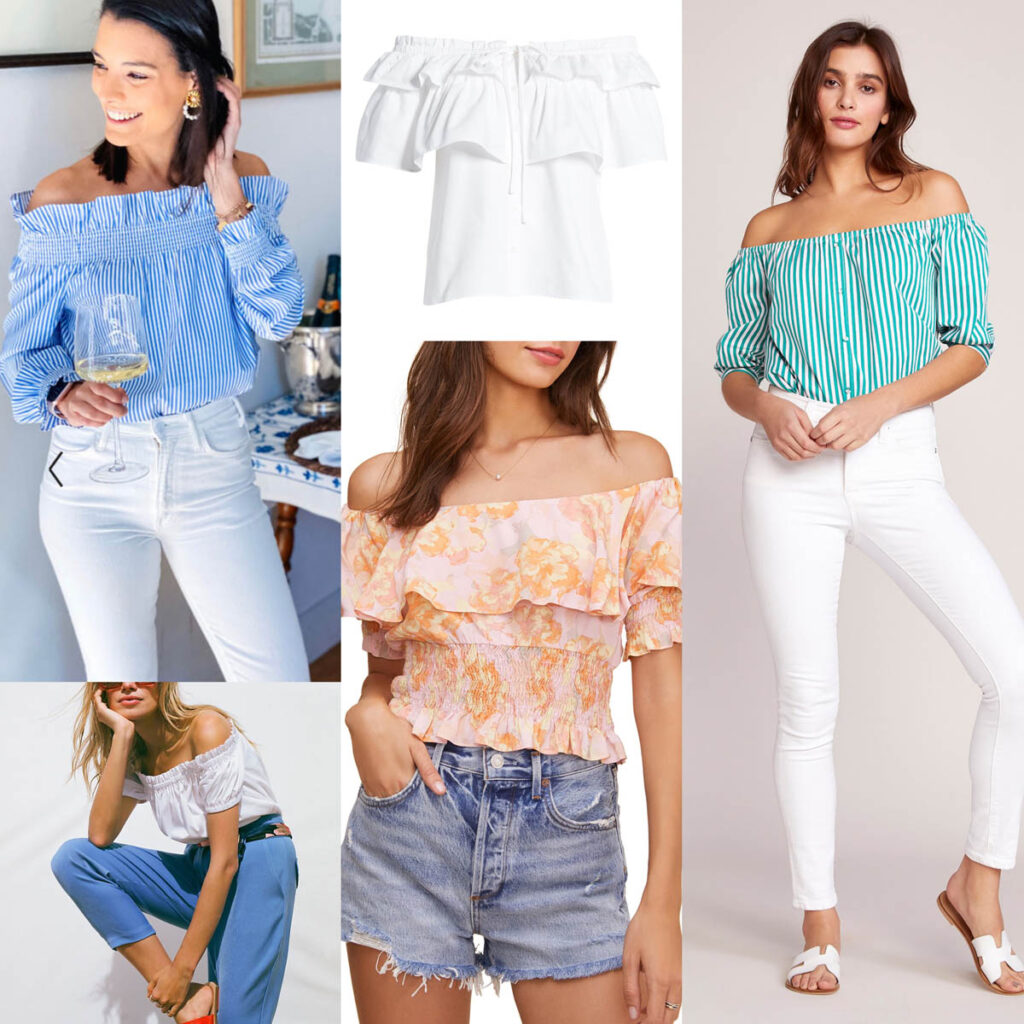 Off the Shoulder Tops Perfect for the Summer Season