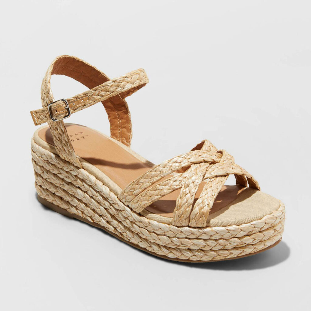 Favorite Summer Sandals...Under $50 Woven Straw Wedge Sandal