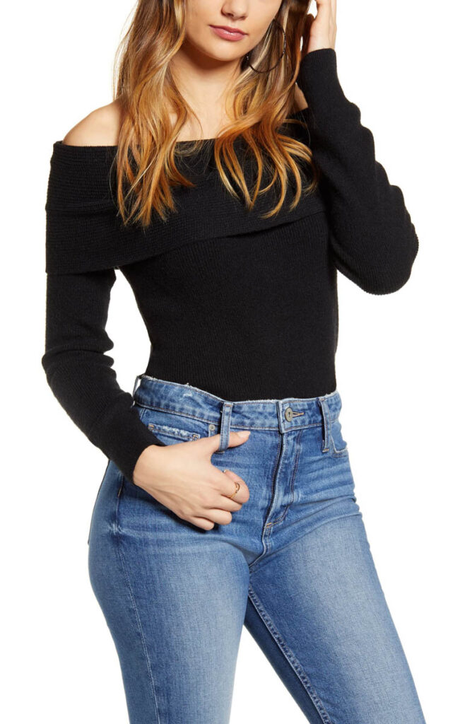 Anniversary Sale Picks Fall off the Shoulder Sweater