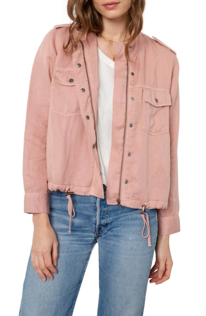 Katey's Anniversary Sale Favorites Rose Colored Military Jacket