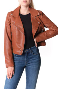 Fall Ready Faux Leather Moto Jacket