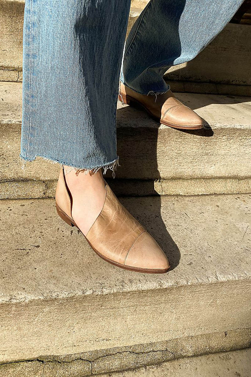 Perfect for Fall Light Brown Royale Flat Shoe