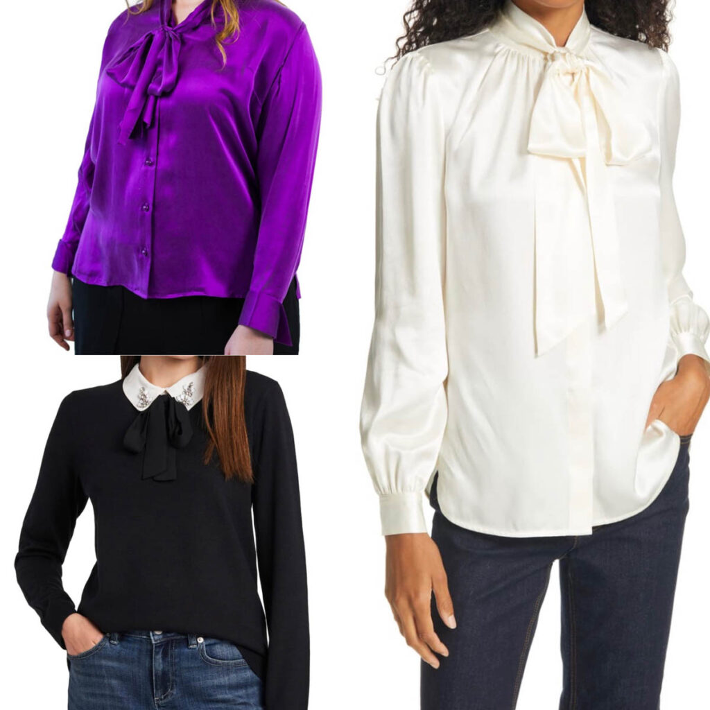 Fall Trends Guide...Victorian Vibes Bow Neck Detail Bow Neck Blouse Bow Neck Sweater