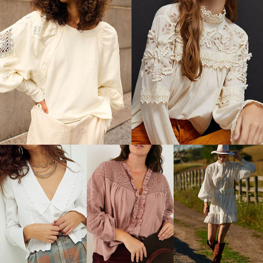 Lace Details for Fall Lace Blouse Lace Trend