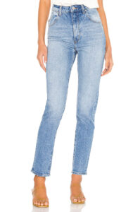 Fall Denim Women's Slim Straight Light Wash Jeans