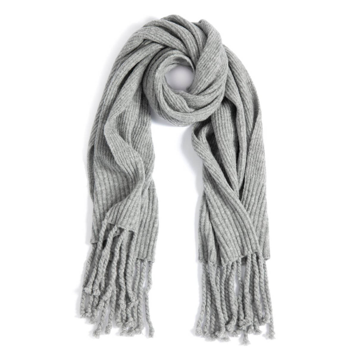 Holiday Gift Guide for Her Cozy Grey Scarf