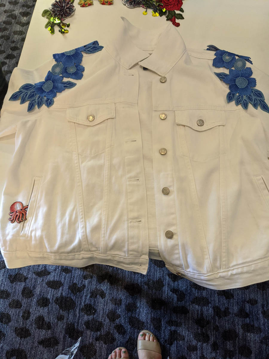 Customized Embroidered Denim Jacket