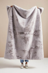 Holiday Gift Guide Faux Fur Throw Blanket