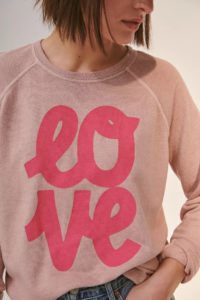 Valentine's Day Inspired Pieces Kisses Graphic Tee Love Sweatshirt