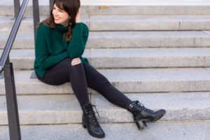 How to Wear Combat Boots and Jeans Nashville Stylist Emily Goodin Combat Boots and Jeans Look