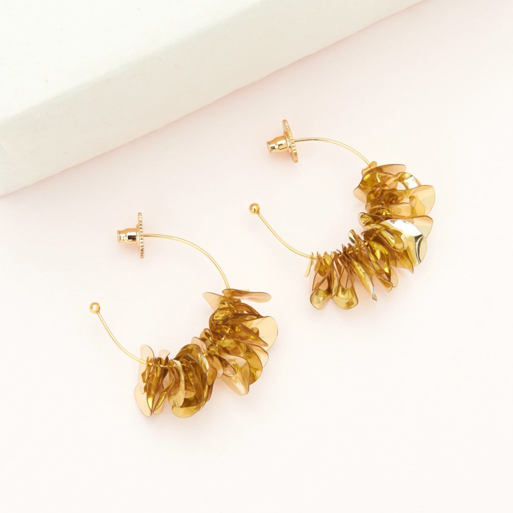 Unique Gold Hoop Earrings