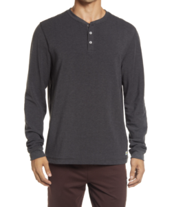 Our favorite menswear lines Vuori Austin Long Sleeve Henley