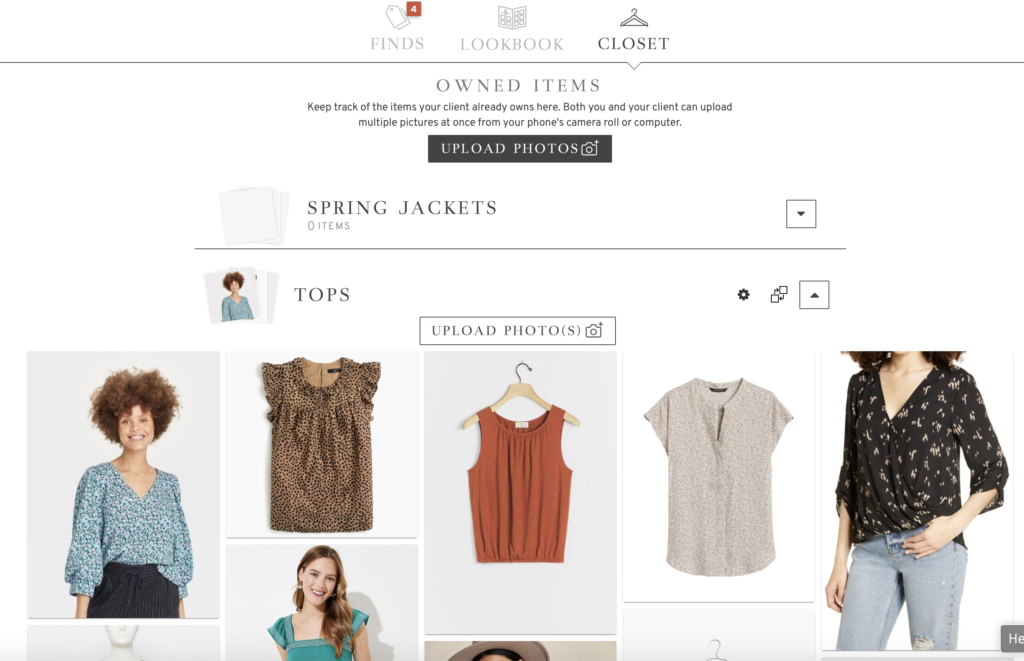 Effortless Style Personalized Online Lookbook Client Online Closet