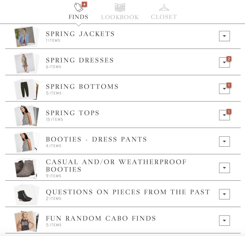 Effortless Style Client Virtual Closet Personalized Stylist Finds