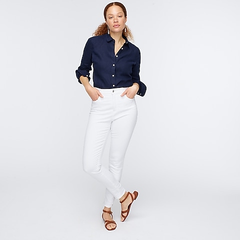 Women's White Jeans White Curvy Toothpick Jeans