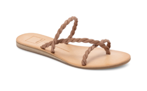 Sandal Season Neutral Braided Leather Slide Sandal