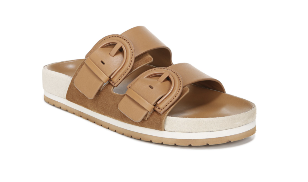 Spring Sandal Roundup Tan Leather Slide Sandals