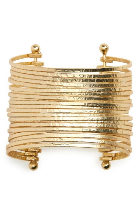Summer Ready Accessories Gold Large Multiband Wrist Cuff
