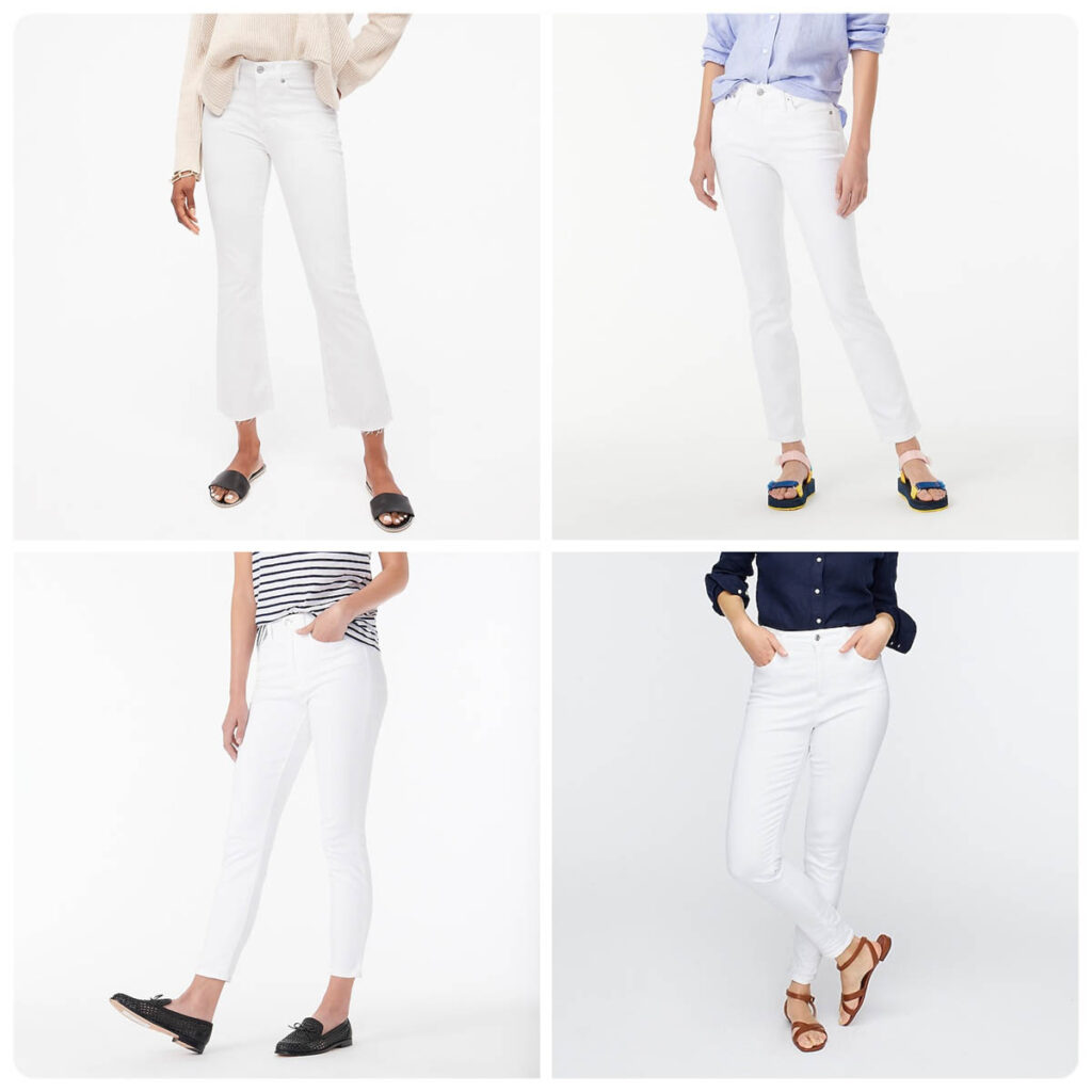 Our Favorite J. Crew Jean The Perfect White Jeans for Women