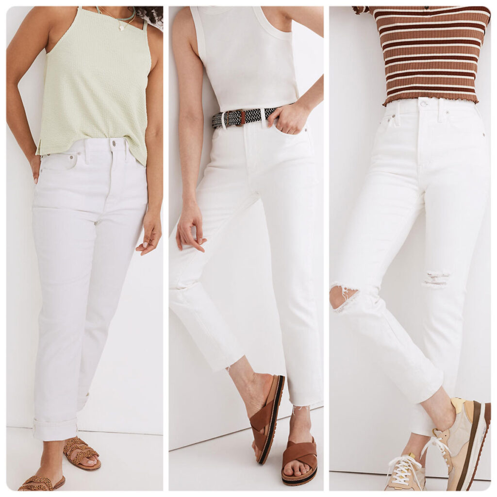 The Best White Jeans Madewell Jeans Good Quality White Denim