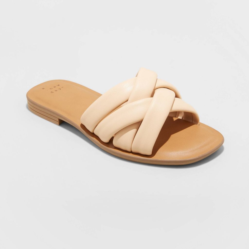 Padded Slide Sandals Target Finds Crossover Puff Slide Sandals