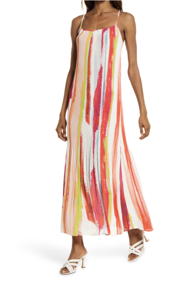 June Favorites Watercolor Printed Maxi Dress Summer Printed Maxi Dress