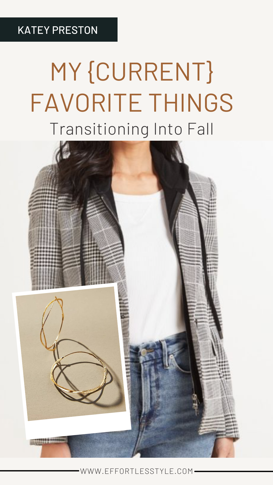 Style Picks | Katey Preston's Current Favorite Things Fall Blazer Women's Plaid Blazer