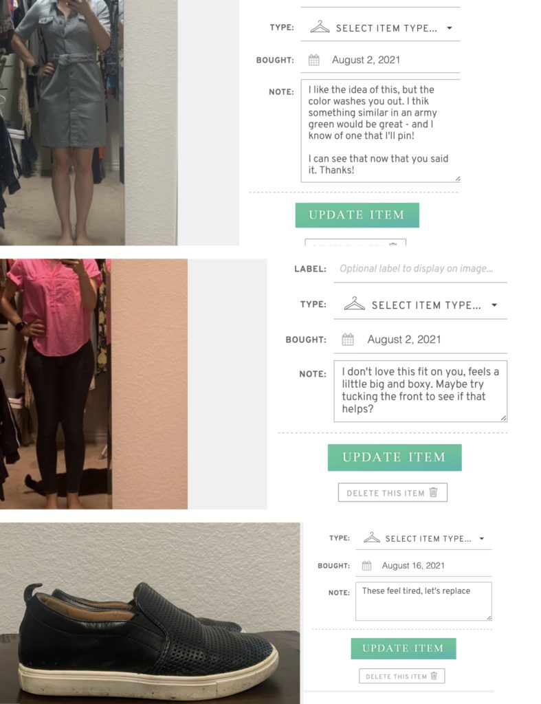 Virtual Styling Services...A Look at Our Virtual Closet Audit
