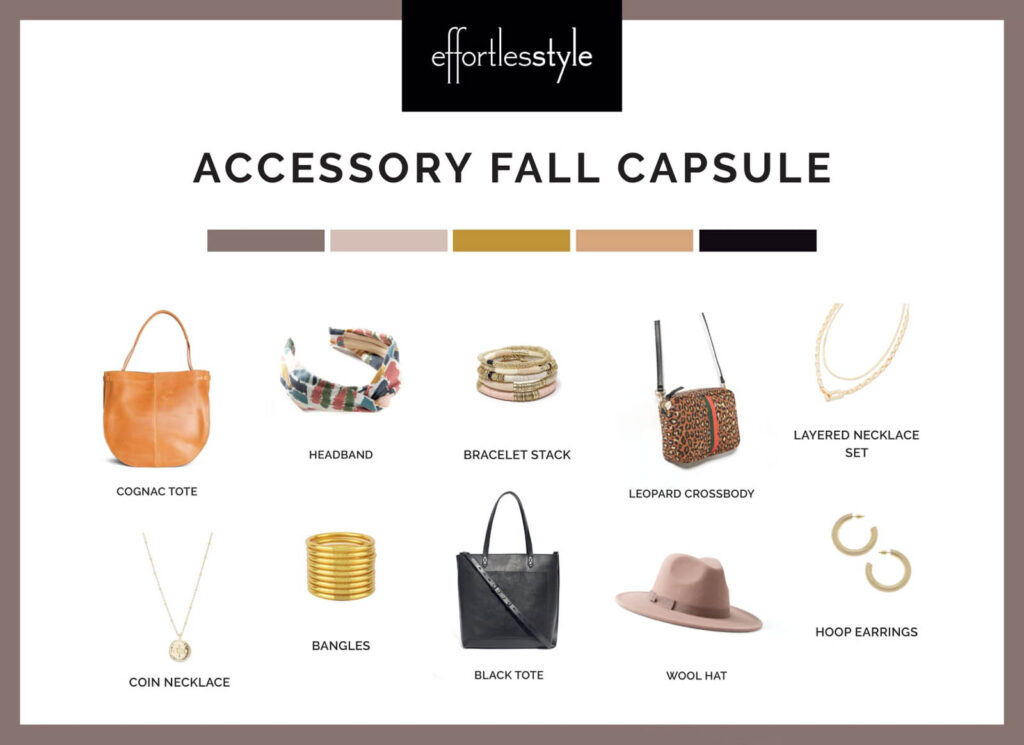 Adding Fall Accessories to a Capsule Wardrobe Accessory Fall Capsule