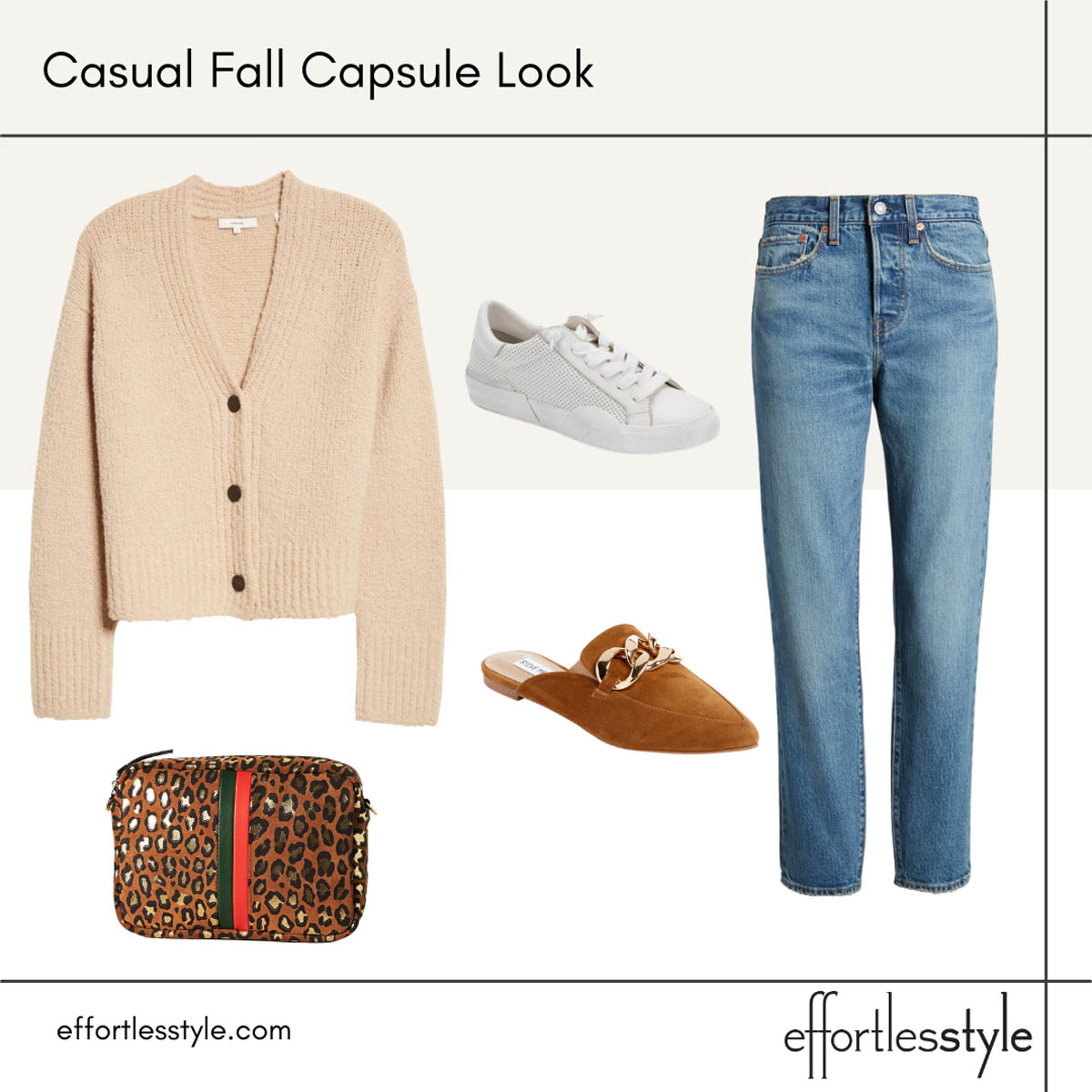 How to Wear Wool Blend Cardigan & Jeans Look for fall Capsule Wardrobe
