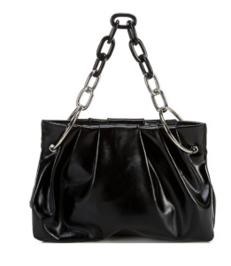 Fall 2021 Handbag Vegan Leather Chain Strap Framed Clutch Bag