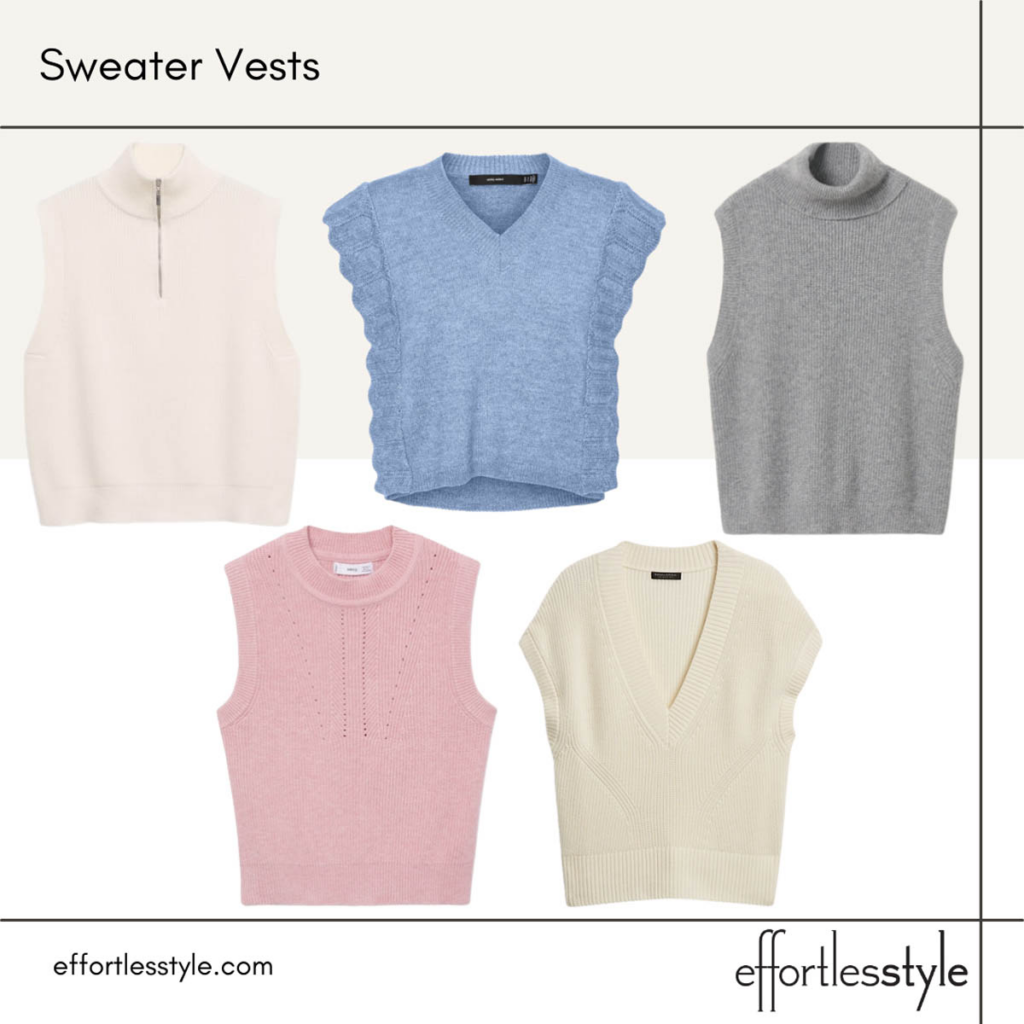 How to Wear a Sweater Vest Fall Trends Fall Sweater Vest Outfits