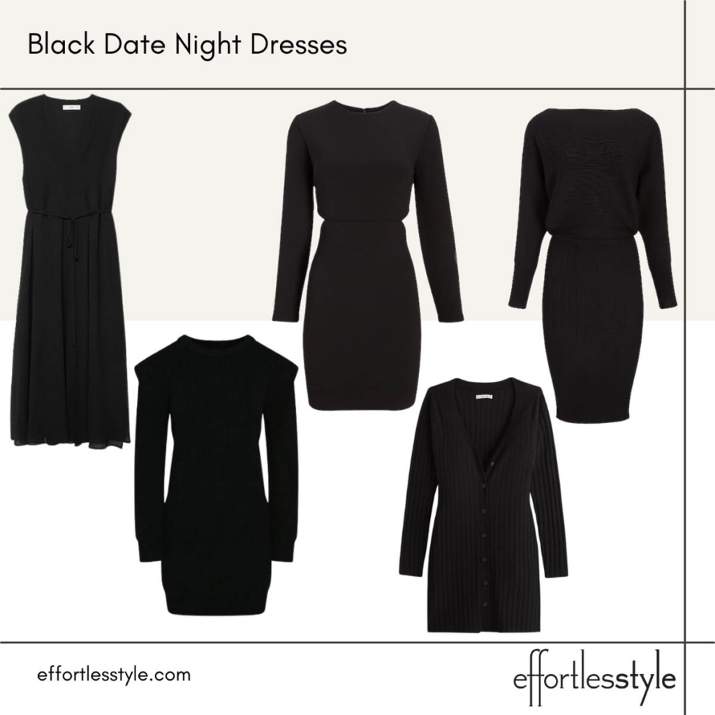 Black Date Night Dresses What to Wear for Date Night Go-To Black Dress